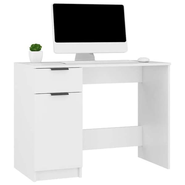Maison Exclusive - Kontor Vit 100x50x75 cm Ingenjörsträ Vit