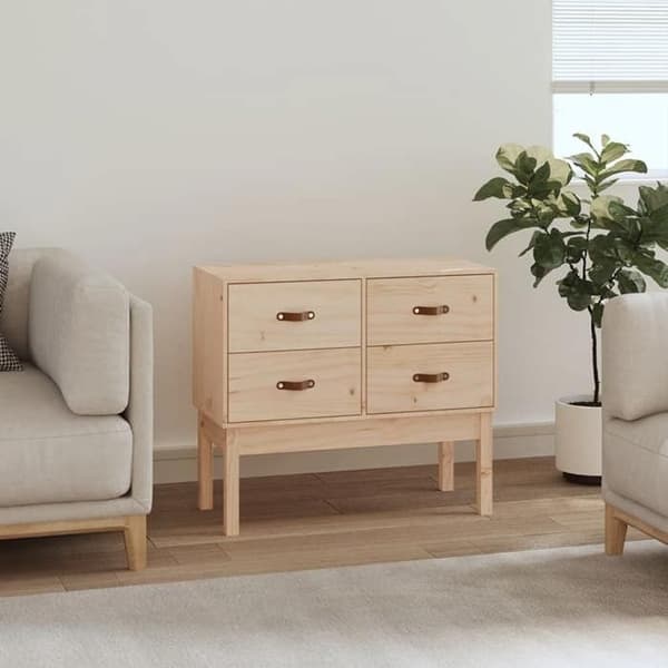 Maison Exclusive - Konsolskab 90x40x78 cm Solid fyrretræ
