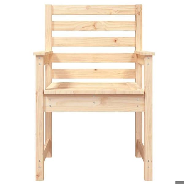 Maison Exclusive - Trädgårdsstolar set om 2 60x48x91 cm massiv furu