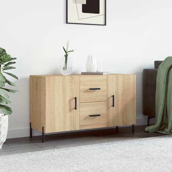 Maison Exclusive - Buffet i sonoma eg 100x36x60 cm i ingeniørtræ