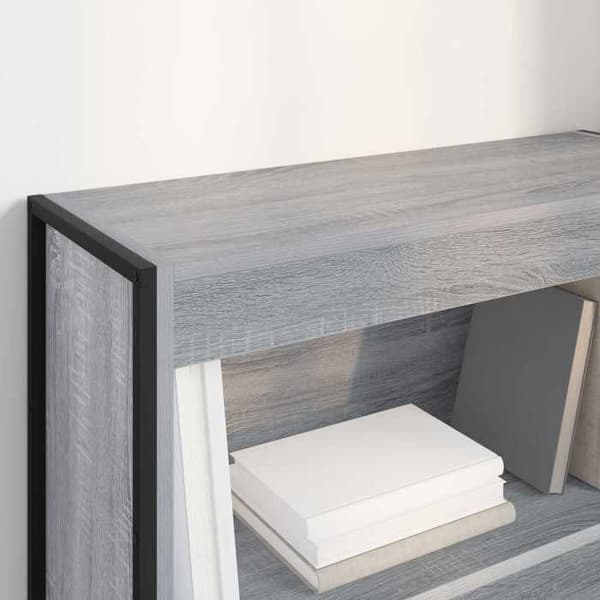 Maison Exclusive - Bibliotek 80 x 30 x 86,5 cm Ingenjörsträ Grå Sonoma