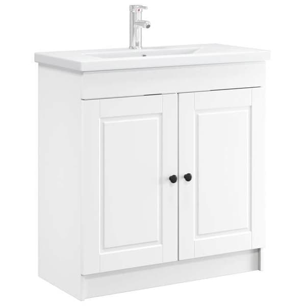 Maison Exclusive - Badeværelse underskab hvid 78,5 x 37,5 x 81 cm
