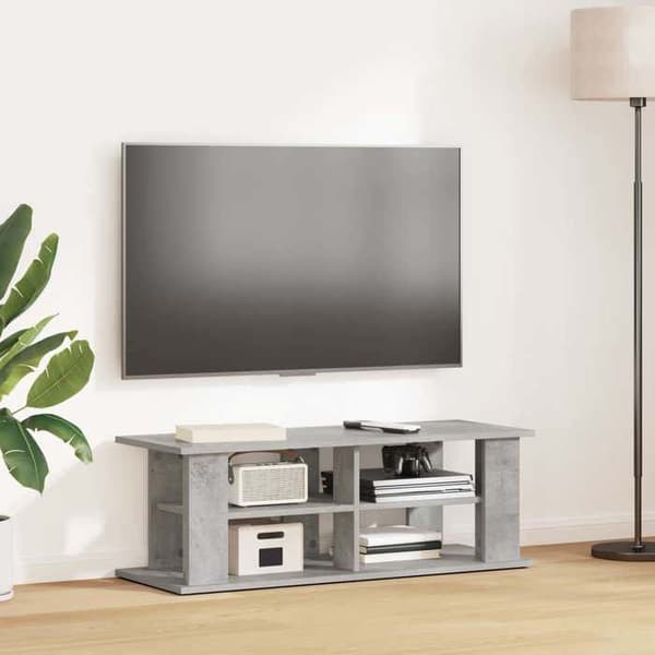 Maison Exclusive - Betoniharmaa televisioteline 96 x 35 x 33,5 cm