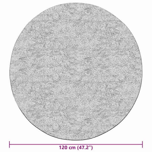 Maison Exclusive - Tvättbar matta φ120 cm grå