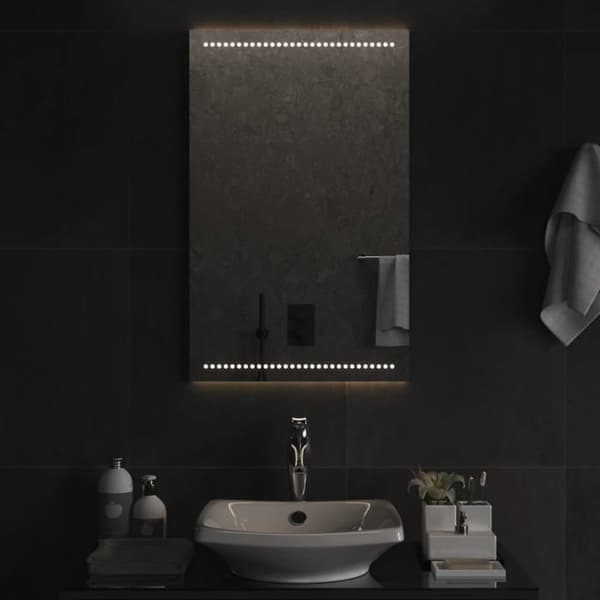 Maison Exclusive - LED-badrumsspegel 50x80 cm