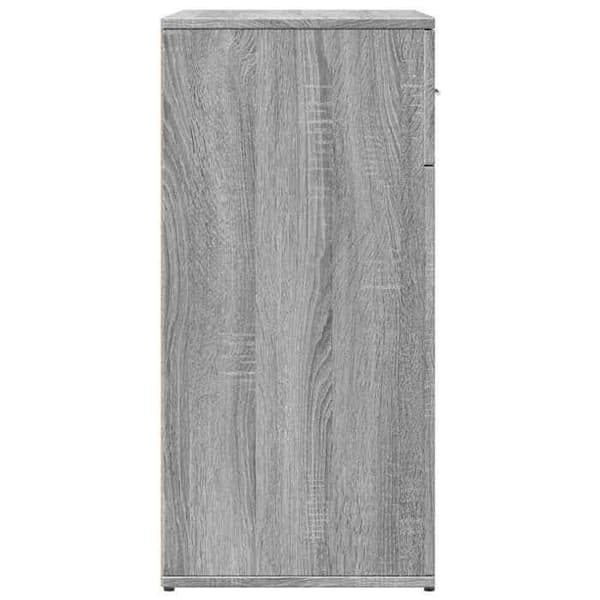 Maison Exclusive - Bufféer 2 st sonoma grå 79x38x80 cm ingenjörsträ