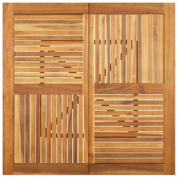 Maison Exclusive - Trädgårdsbord 110x110x75 cm i solid akaciaträ