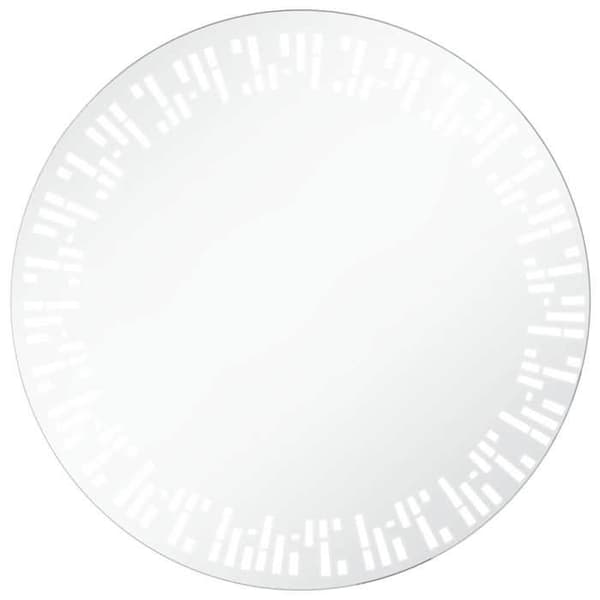 LED-peili - Maison Exclusive - 70 cm - IP44 - Hopea Silver