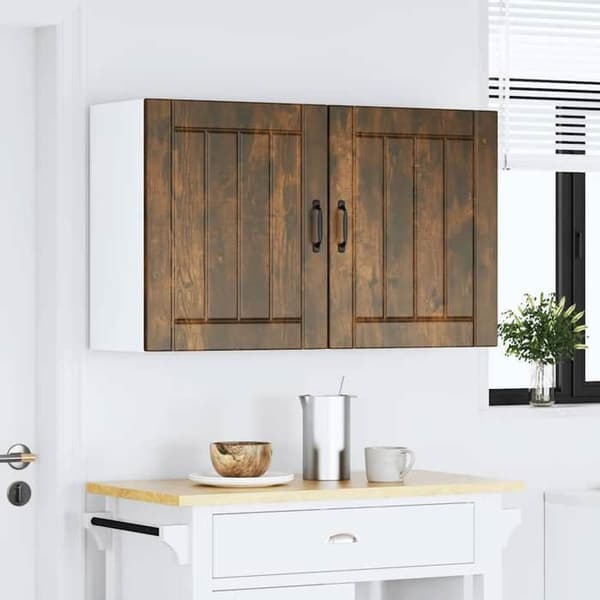 Maison Exclusive - 2 st Lucca köksskåp i rökt ek