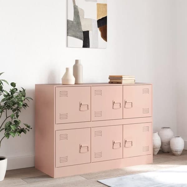 Maison Exclusive - Ruusubuffet 99x39x73 cm teräs