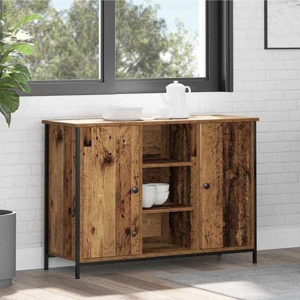 Maison Exclusive - Vanha puubuffetti 100 x 35 x 70 cm