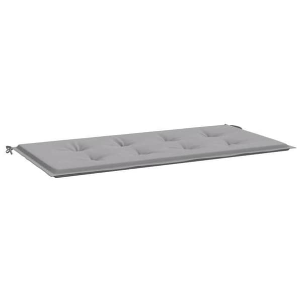 Maison Exclusive - Harmaa puutarhapenkki tyyny 100x50x3 cm oxford-kangasta grå