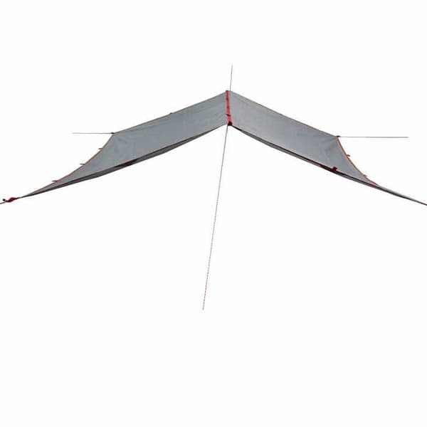 Maison Exclusive - Grå och orange campingduk 400x294 cm vattentät