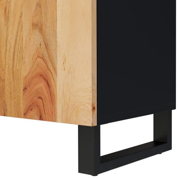 Maison Exclusive - TV-möbel 105x33,5x46 cm av solid akaciaträ och ingenjörsträ
