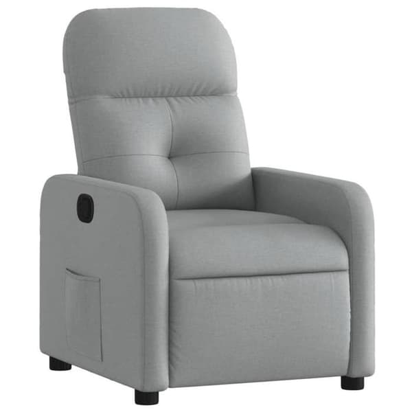 Maison Exclusive - Grå stof lænestol med recliner