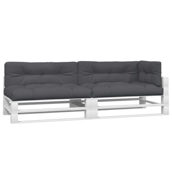 Maison Exclusive - 5 delar palettkuddar antracit tyg