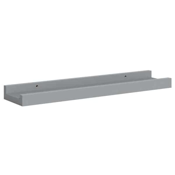 Maison Exclusive - Rammehylder med kant til billedramme 2 stk Grå 40x9x3 cm MDF