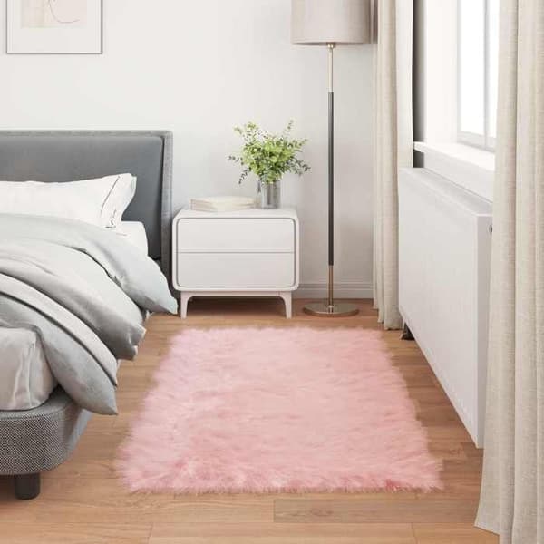 Maison Exclusive - Väärennetty TAFALLA Ruusu 80 x 150 cm Polyesteri