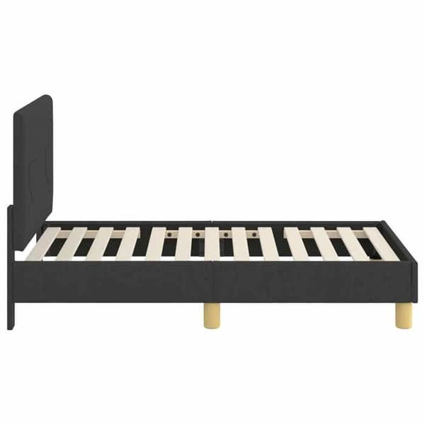Maison Exclusive - Sengestel til småbørn med hovedgærde Sort 70 x 140 cm