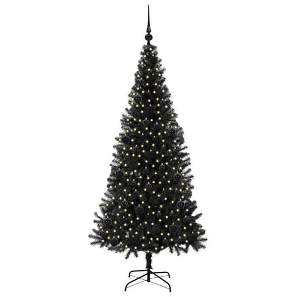 Maison Exclusive - Sort Juletræ 180 cm PVC Svart