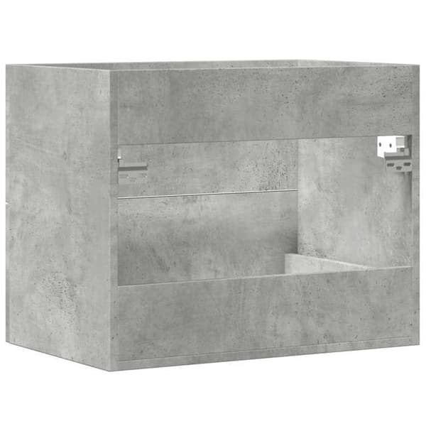 Maison Exclusive - Vaskeskab Grå beton 60x38,5x48 cm Agglomereret