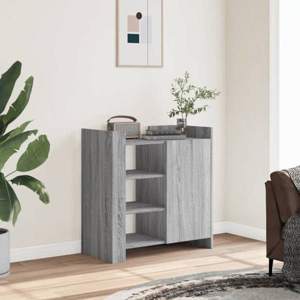 Maison Exclusive - Buffet sonoma grå 73,5x35x75 cm ingeniørtræ