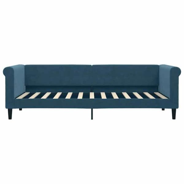 Maison Exclusive - Dagbädd med blå madrass 80x200 cm sammet