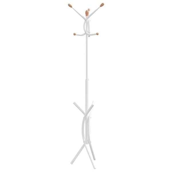 Maison Exclusive - Klädhängare vit 176 cm pulverlackerad järn Vit