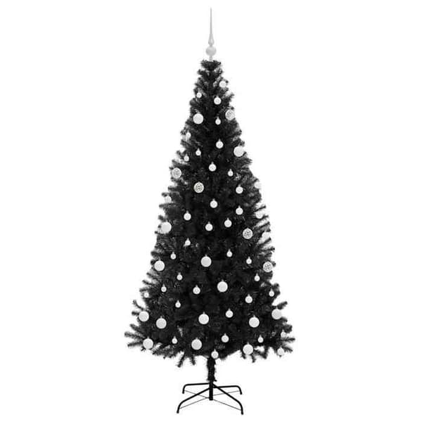 Maison Exclusive - Sort Juletræ 180 cm PVC Svart