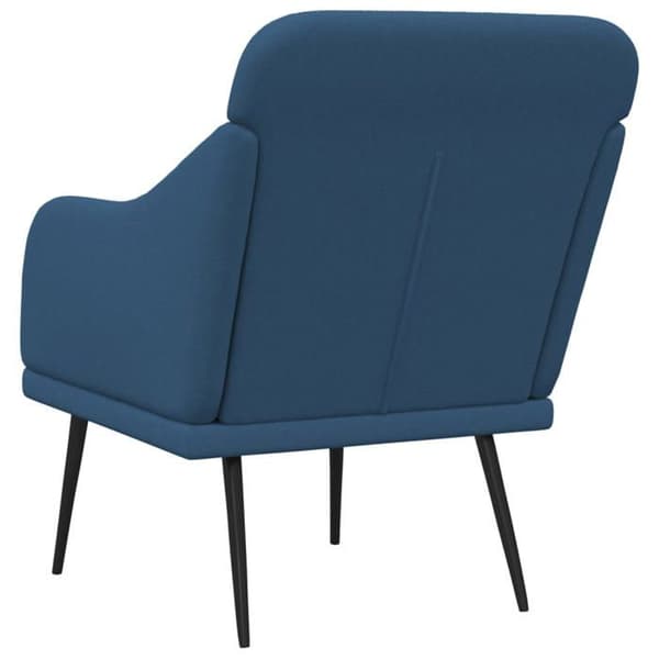 Maison Exclusive - Fåtölj Blå 63x76x80 cm Tyg