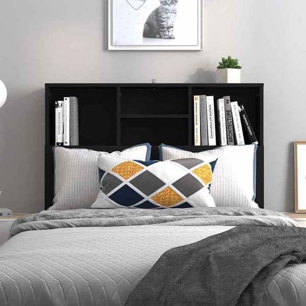 Maison Exclusive - Sänggavel Skåp Svart 100x19x103,5 cm