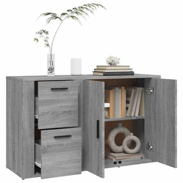 Maison Exclusive - Buffet Sonoma harmaa 100x33x59,5 cm Tekninen puu Grå