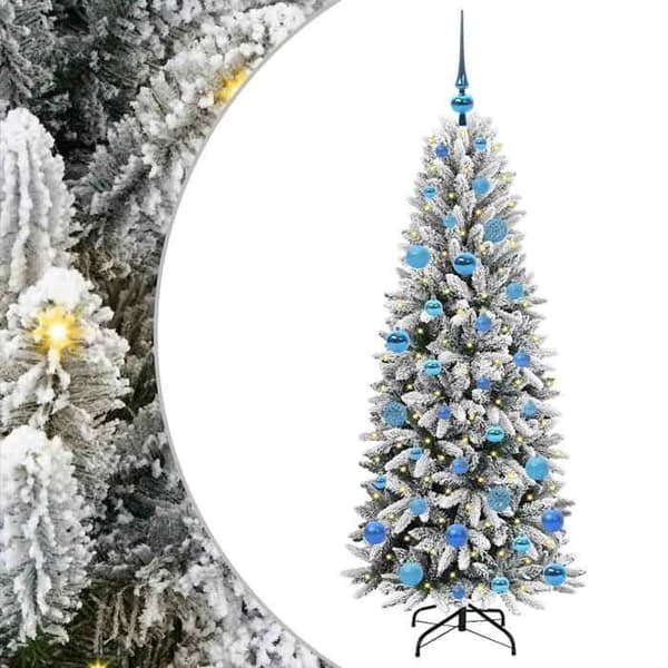 Maison Exclusive - Konstgjord Julgran Vit 150 cm Vit