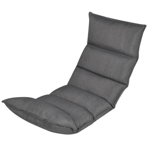 Solsäng - Exklusivt Hem - Grå - Fällbar och justerbar - 100% Polyester Grå