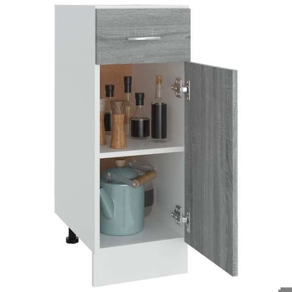 Maison Exclusive - Underskabs kommode "Lyon" Grå Sonoma 30 x 46 x 81,5 cm Ingeniørtræ