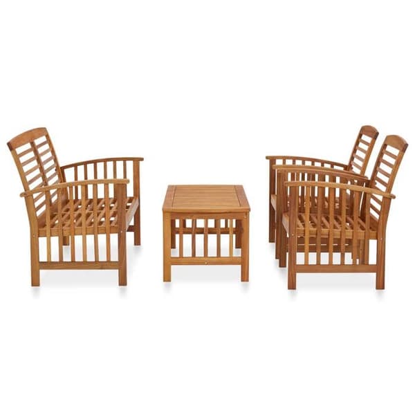 Maison Exclusive - Havegruppe 4 stk Solid akacietræ