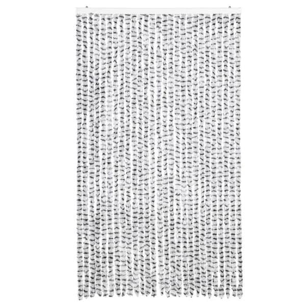Maison Exclusive - Ljusgrå och mörkgrå myggnät 118x220cm chenille