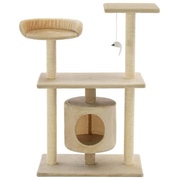Maison Exclusive - Kattekradsetræ med sisal kløer 95 cm Beige beige
