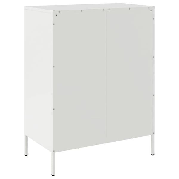 Maison Exclusive - Valkoinen buffet 68x39x89 cm teräs Vit