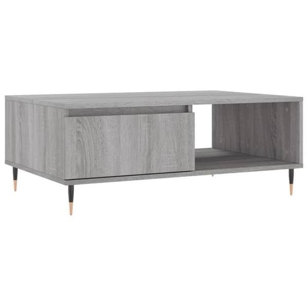 Maison Exclusive - Soffbord sonoma grå 90x60x35 cm ingenjörsträ