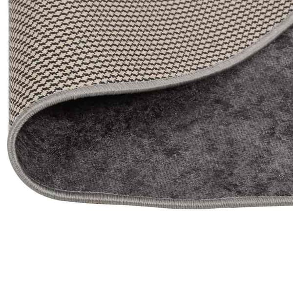 Maison Exclusive - Tvättbar matta φ120 cm grå