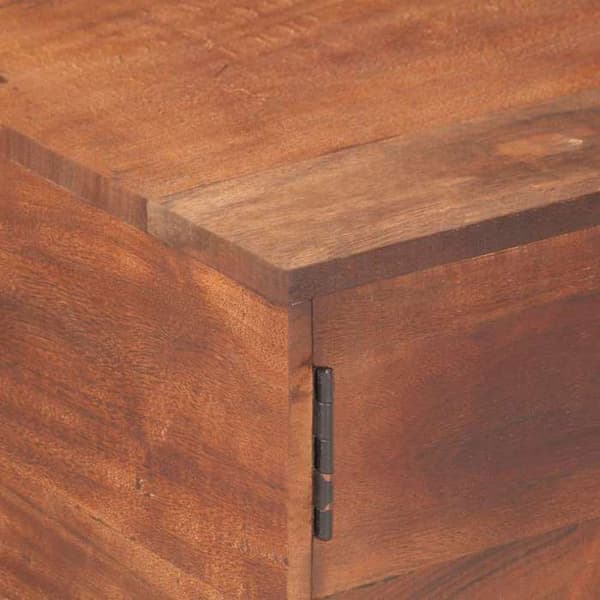 Maison Exclusive - Låg bord Brun honung 67x67x45 cm Solid akaciaträ