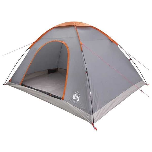 Maison Exclusive - Campingtelt til 6 personer Grå og orange