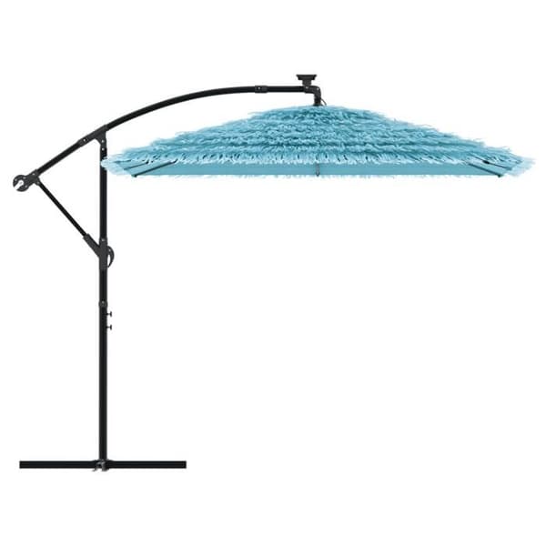 Maison Exclusive - Trädgårdsparasol med blå stång 246x246x230 cm