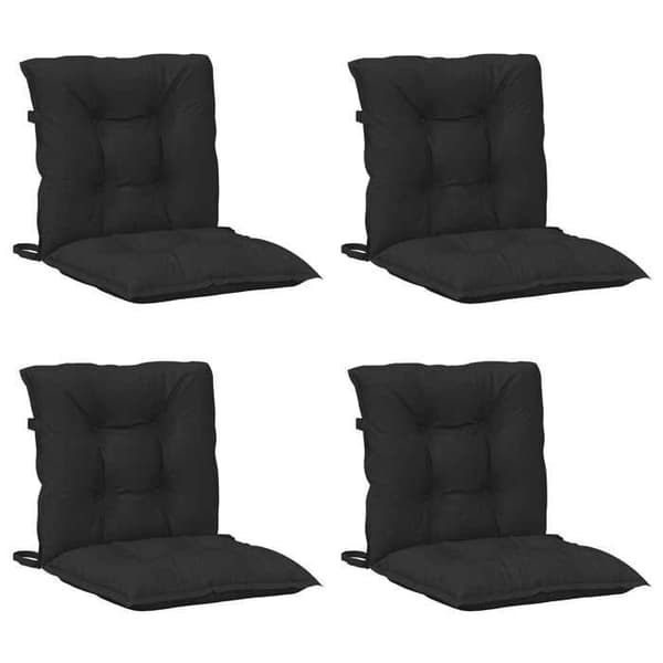 Maison Exclusive - Set med kuddar för stol med låg rygg 4 st Polyester