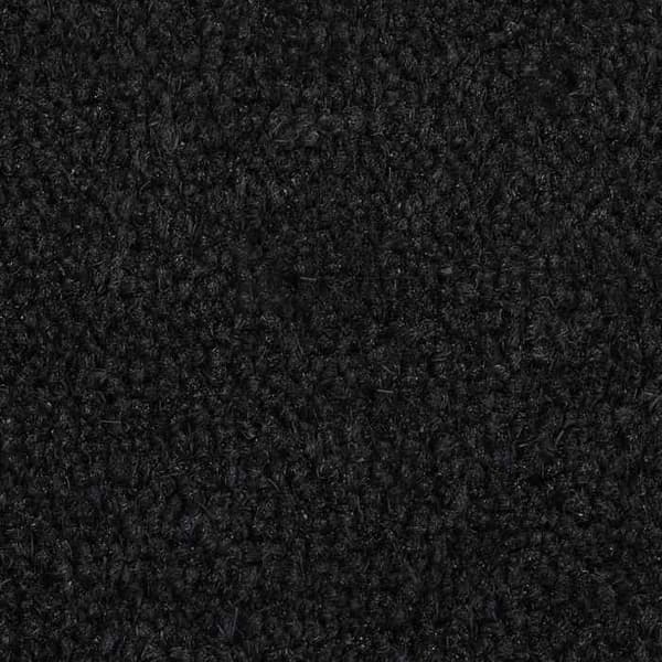 Maison Exclusive - Dørmåtte sort 90x150 cm tuftet kokosfiber Svart