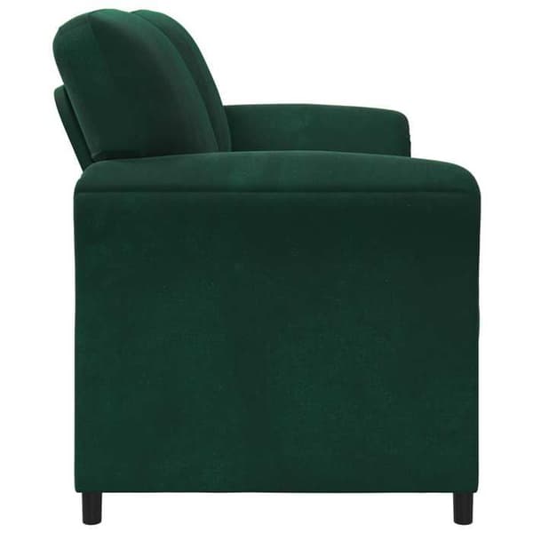 Maison Exclusive - Soffa 3 platser Mörkgrön 198 x 83 x 95 cm Sammet
