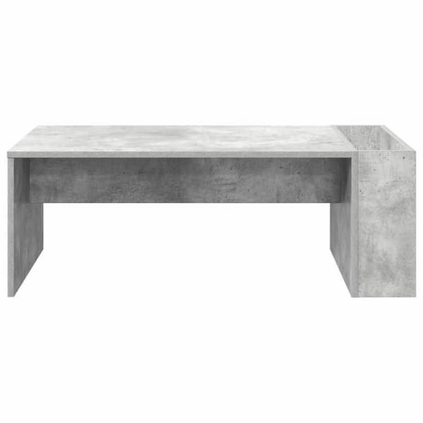 Bord - EKSKLUSIV HUS - 95 x 50 x 34 cm - Beton grå - Ingeniørtræ - Rektangulær Betonggrå