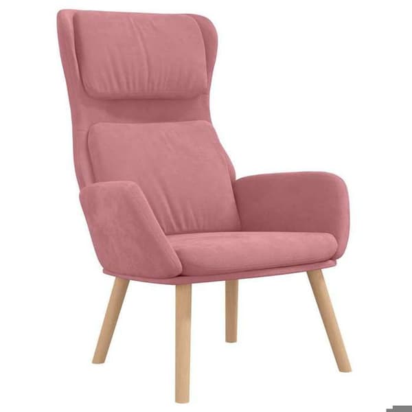Maison Exclusive - Relax stol i rosa velour