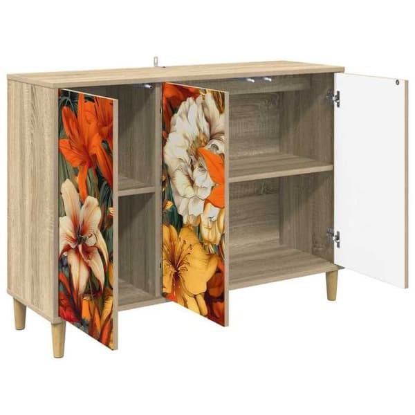 Maison Exclusive - Buffé GENNEP Sonoma 102 x 33 x 75 cm Ingenjörsträ